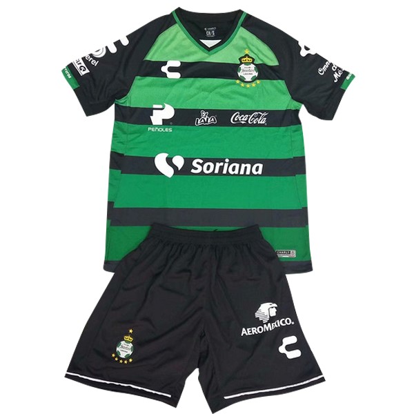 Camiseta Santos Laguna Segunda Niño 2018-2019 Verde